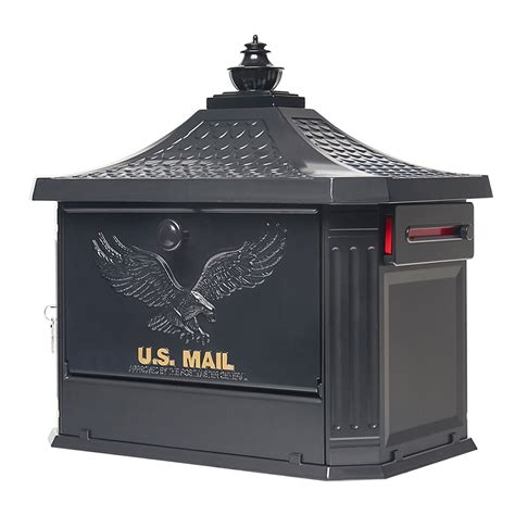 Post-Mounted Mailbox