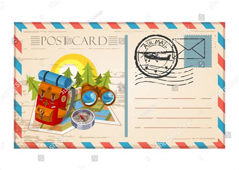 Postcard Templates for Travel