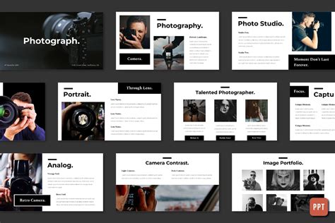 PowerPoint Portfolio Templates for Photographers