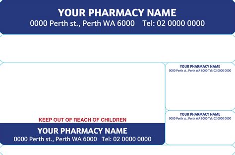 practical applications of pharmacy labels