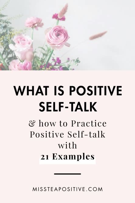 Practice Positive Self-Talk