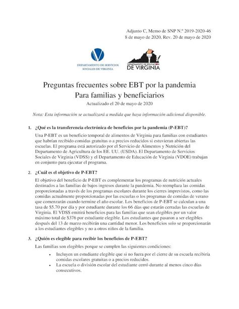 Preguntas frecuentes sobre EBT