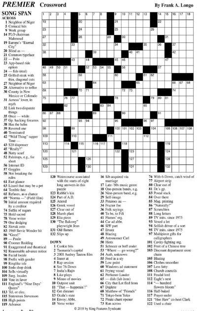 Premier Sunday Crossword Printable Benefits