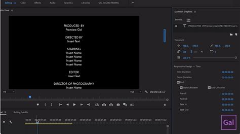 Premiere credits templates benefits