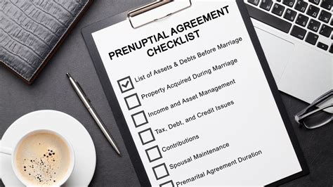 Prenup Checklist