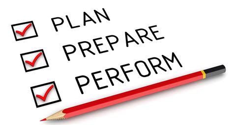 Preparation and Planning