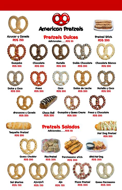 Philly Pretzel Factory menu