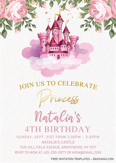 Princess Castle Invitation