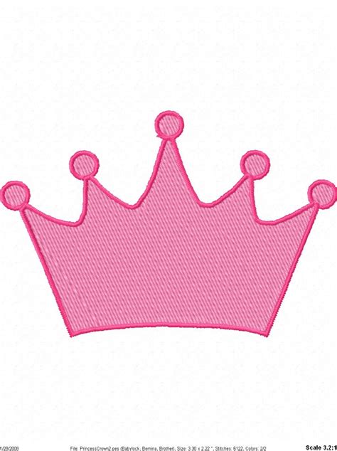 Princess Crown Template Motifs