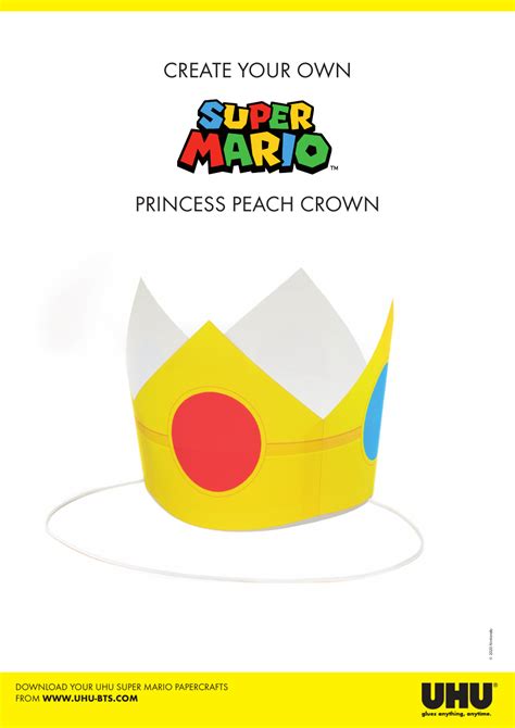 Princess Peach Crown Template 1