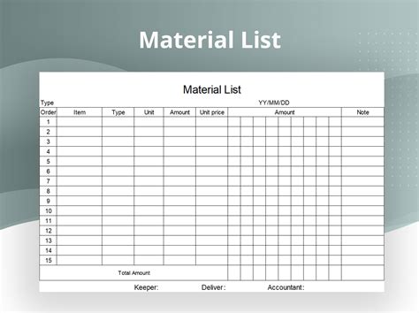 Print materials templates