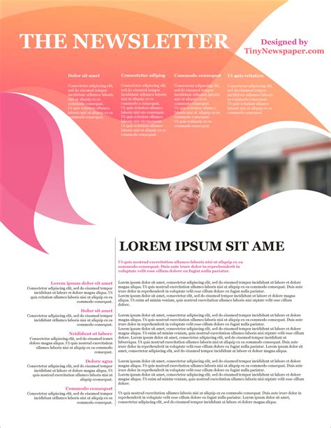 Print News Template