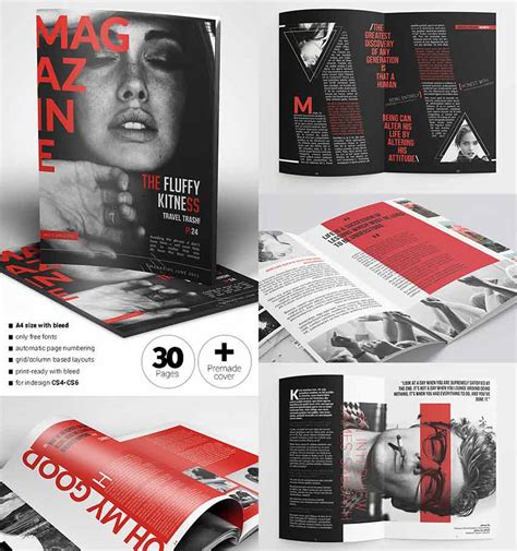 Print-Ready Magazine Template