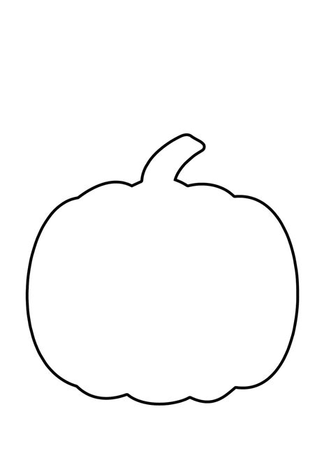 Printable Blank Pumpkin Templates