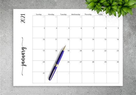 Printable Calendar 1