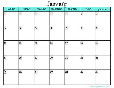 Printable Calendars Free