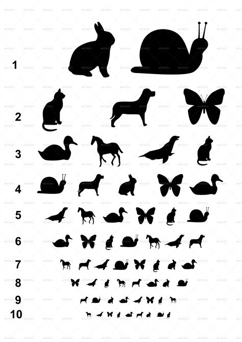 Printable Eye Exam Chart for Children