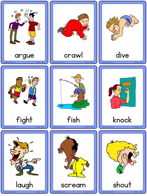 Printable Flashcards for Language Learning