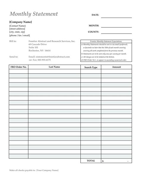 Printable Forms Examples