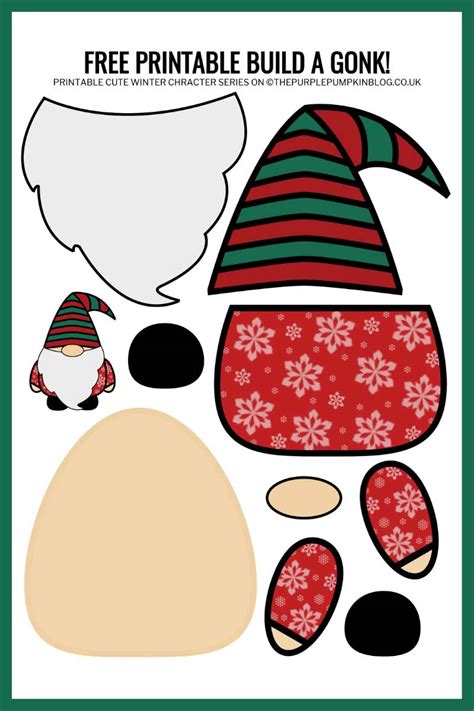 Printable Gnome Templates for Kids