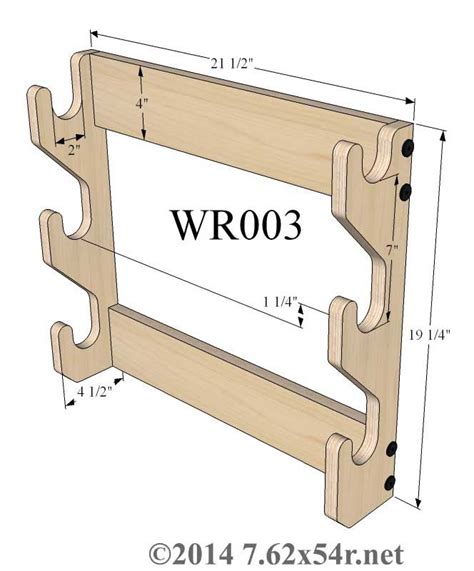 Printable Gun Rack Templates 8