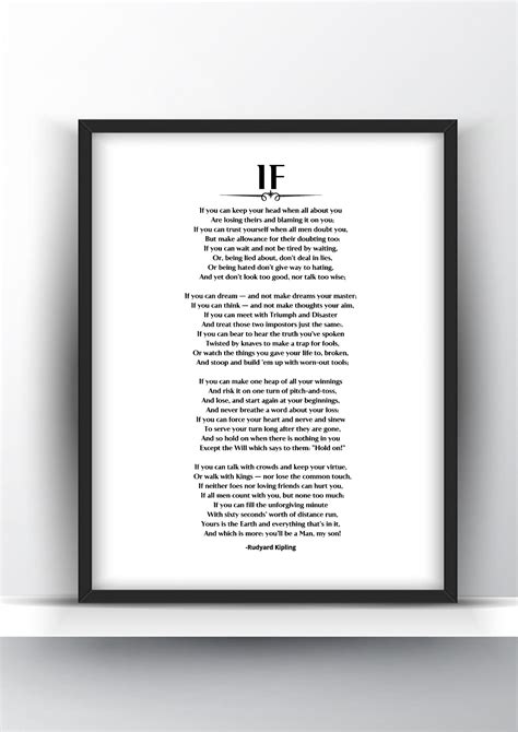 Printable If Poem Business