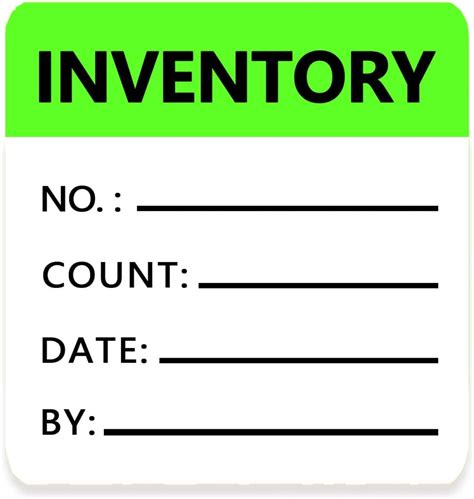 Printable Labels Stickers for Inventory Management