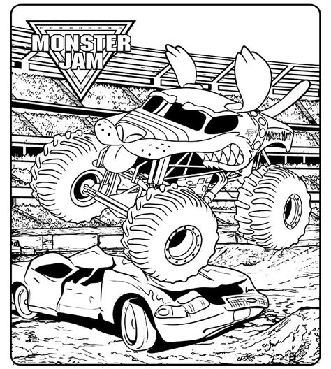 Printable Monster Truck Coloring Pages