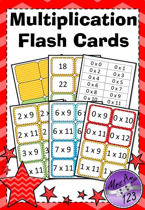 Printable Multiplication Flashcards with Answers