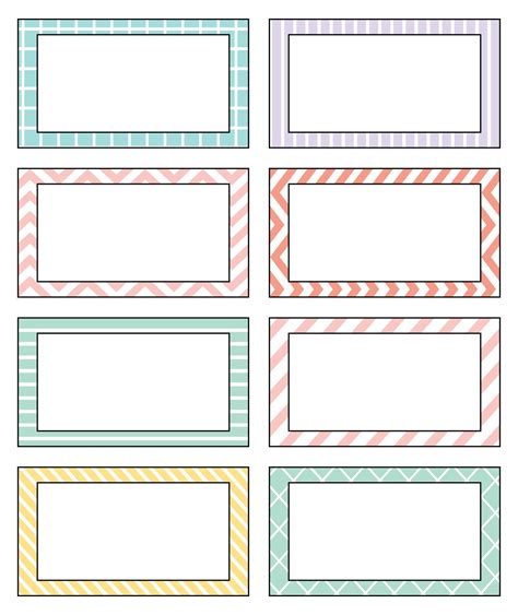 Printable Name Tag Template 5