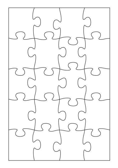 Printable Puzzle Pieces for Kids