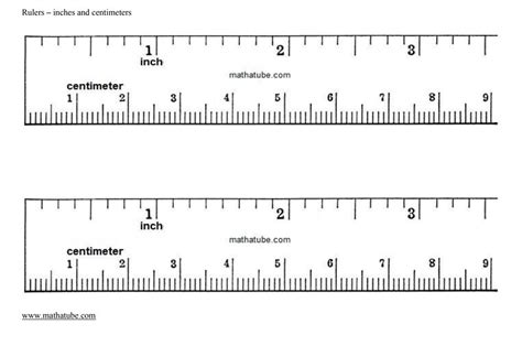 Printable Ruler in Mm for DIY Projects