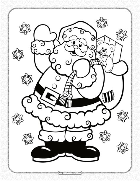 Printable Santa Claus face template