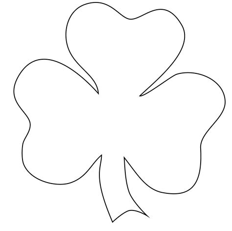 Printable Shamrock