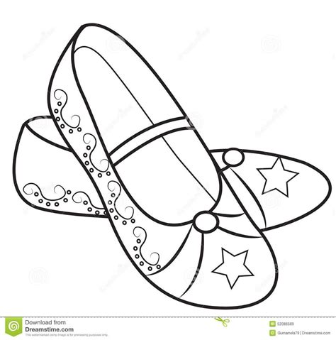 Printable shoes coloring pages for kids and adults