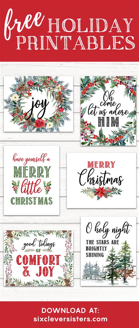 Printable signs for holidays