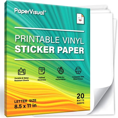 The Paper Studio Printable Sticker Paper