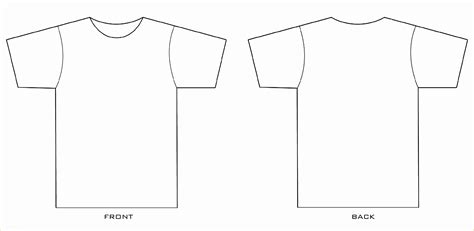 Printable T Shirt Templates