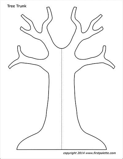 Printable Tree Trunk Design