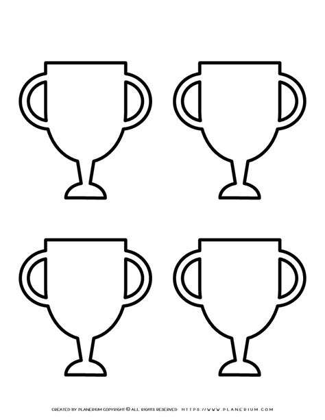 Printable Trophy Template Design