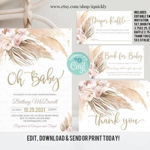 Printing Boho Invitations