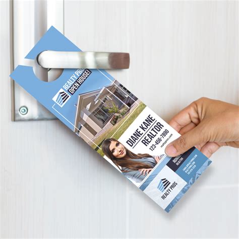 Printing door hangers