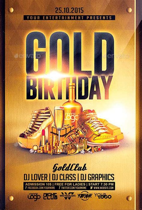 Printing and Distributing Gold Flyer Templates