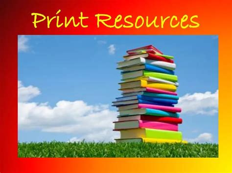 Printing Resources