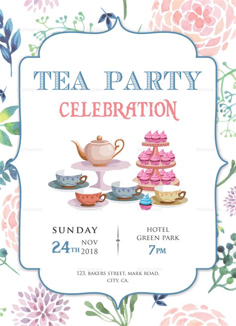 Printing Tea Party Invitations