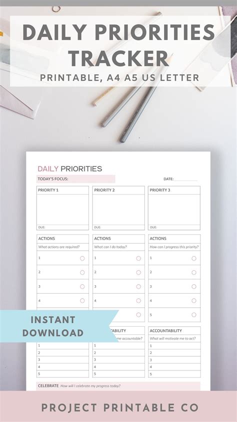 Priority-Based Weekly Planner