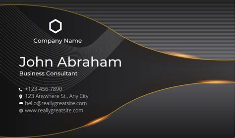 Procreate Business Card Template Design