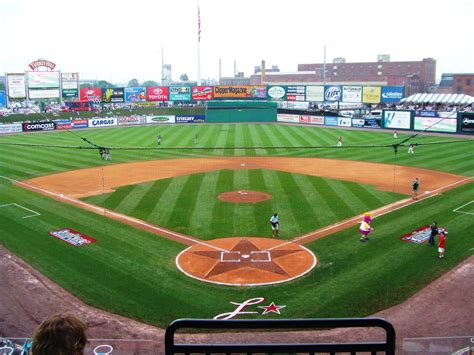 Professional baseball field