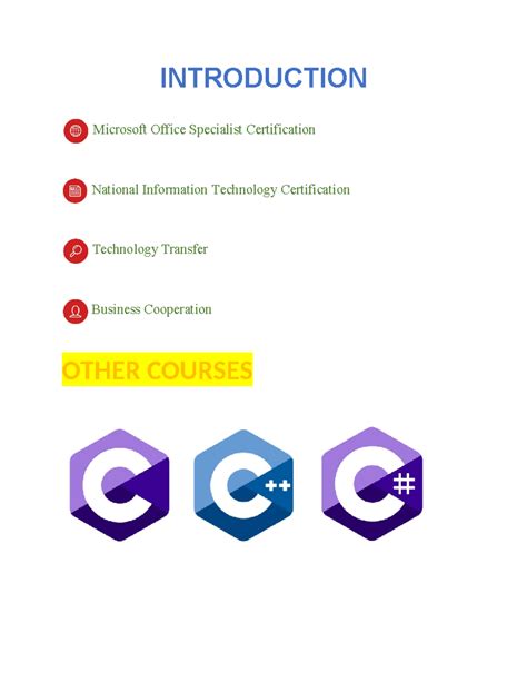 Professional Introduction Template