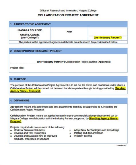 Project Collaboration Template